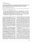 Research paper thumbnail of A study on the effectiveness of hexamethyltriethylenetetraamine ligand in the copper mediated atom transfer radical polymerization of acrylamide