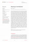 Research paper thumbnail of Meaning as mentalization