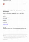 Research paper thumbnail of Potential of circular economy implementation in the mechatronics industry: An exploratory research