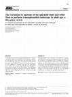 Research paper thumbnail of The variations in anatomy of the sphenoid sinus and sellar floor to perform transsphenoidal endoscopy in adult age
