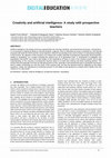 Research paper thumbnail of Creativity and artificial intelligence: A study with prospective teachers