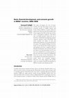 Research paper thumbnail of Rents, financial development, and economic growth in MENA countries, 2000-2020