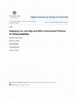 Research paper thumbnail of Integrating Low- and High-Level Skills in Instructional Protocols for Writing Disabilities