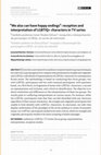 Research paper thumbnail of "We also can have happy endings": reception and interpretation of LGBTIQ+ characters in TV series