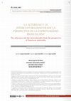 Research paper thumbnail of La alteridad y la interculturalidad desde la perspectiva de la espiritualidad franciscana