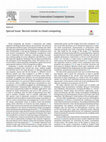 Research paper thumbnail of Special Issue: Recent trends in cloud computing