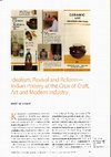 Research paper thumbnail of Idealism, Revival and Reform- Indian Pottery at the Crux of Craft, Art and Modern Industry