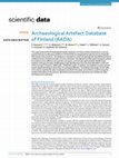 Research paper thumbnail of Archaeological Artefact Database of Finland (AADA)