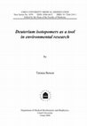 Research paper thumbnail of Deuterium isotopomers as a tool in environmental research