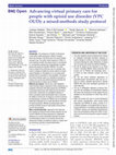 Research paper thumbnail of Advancing virtual primary care for people with opioid use disorder (VPC OUD): a mixed-methods study protocol