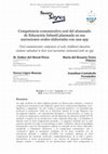 Research paper thumbnail of Competencia comunicativa oral del alumnado de Educación Infantil plasmada en sus narraciones orales elaboradas con una app