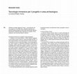 Research paper thumbnail of Alessandro Camiz (2024) Tecnologie immersive per il progetto in area archeologica. Le rovine di Priene, Turchia, "Architettura e Città,  argomenti di architettura", n. 19/24, La cura dei luoghi, Di Baio editore, Milano, pp. 60-63. ISBN 9788874999385.