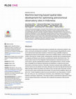 Research paper thumbnail of Machine learning-based spatial data development for optimizing astronomical observatory sites in Indonesia