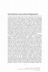 Research paper thumbnail of Introduction and acknowledgments