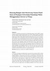 Research paper thumbnail of Rancang Bangun Alat Monitoring Output Panel Surya di Kampus Universitas Pamulang Viktor Menggunakan Internet of Things