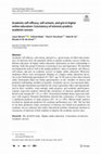 Research paper thumbnail of Academic self-efficacy, self-esteem, and grit in higher online education: Consistency of interests predicts academic success