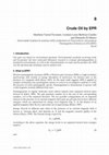 Research paper thumbnail of 8 Crude Oil by EPR