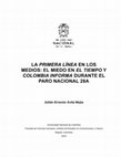 Research paper thumbnail of Cita en: Ávila Mejía, J. E. (2024) La Primera Línea en los medios: El miedo en El Tiempo y Colombia Informa durante el Paro Nacional 28A (master dissertation, Universidad Nacional de Colombia).