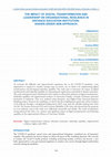Research paper thumbnail of The Impact of Digital Transformation and Leadership on Organizational Resilience in Distance Education Institution: Higher-Order Sem Approach