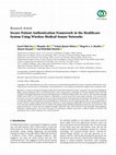 Research paper thumbnail of Secure Patient Authentication Framework in the Healthcare System Using Wireless Medical Sensor Networks
