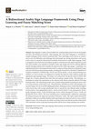Research paper thumbnail of A Bidirectional Arabic Sign Language Framework Using Deep Learning and Fuzzy Matching Score
