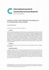 Research paper thumbnail of Sharing is caring: mediterranean time banking in a multidimensional crisis scenario