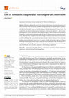 Research paper thumbnail of Lost in Translation: Tangible and Non-Tangible in Conservation
