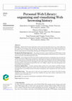 Research paper thumbnail of Personal Web Library: Organizing and Visualizing Web Browsing History