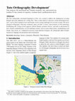 Research paper thumbnail of Toto Orthography Development
