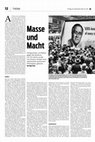 Research paper thumbnail of Masse und Macht: Der Zynikerkönig Leo Strauss, 1899-1973 [Mass and Power: The Cynicism King Leo Strauss, 1899-1973]
