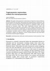Research paper thumbnail of Yaqui possessive constructions: evidence for external possession