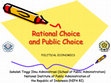 Research paper thumbnail of Rational Choice and Public Choice