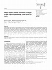 Research paper thumbnail of Multi-aspect visual analytics on large-scale high-dimensional cyber security data