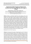 Research paper thumbnail of Implementasi Etika Penggunaan Media Sosial Facebook dan Whatssapp Bagi Siswa MTs Negeri 3 Demak