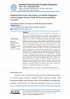 Research paper thumbnail of Analisis Peran Guru dan Orang Tua dalam Penguatan Literasi Digital Peserta Didik di Masa Pascapandemi Covid-19