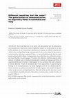 Research paper thumbnail of Different countries, but the same? The polarisation of communication on migratory flows in Columbia and Italy