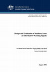 Research paper thumbnail of Design and Evaluation of Auditory Icons as Informative Warning Signals