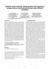Research paper thumbnail of Dynamic dance warping
