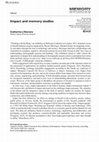 Research paper thumbnail of Impact and memory studies