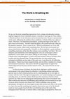 Research paper thumbnail of The World Breathing Me. Introduction to Artizein