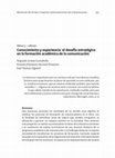 Research paper thumbnail of Conocimiento y experiencia: el desafío estratégico en la formación académica de la comunicación
