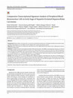 Research paper thumbnail of Comparative Transcriptional Signature Analysis of Peripheral Blood Mononuclear Cells in Early Stage of Hepatitis B-related Hepatocellular Carcinoma
