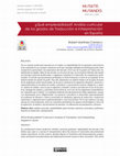 Research paper thumbnail of ¿Qué empleabilidad? Análisis curricular de los grados de Traducción e Interpretación en España