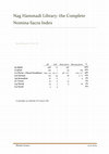 Research paper thumbnail of Nag Hammadi Library: the Complete Nomina Sacra Index
