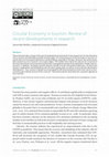 Research paper thumbnail of Circular Economy in tourism: Overview of recent developments in research