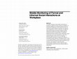 Research paper thumbnail of Mobile monitoring of formal and informal social interactions at workplace