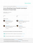Research paper thumbnail of Stress Modelling Using Transfer Learning in Presence of Scarce Data