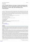 Research paper thumbnail of Use of eHealth Platforms and Apps to Support Monitoring and Management of Home-Quarantined Patients With COVID-19 in the Province of Trento, Italy: App Development and Implementation