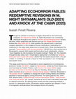 Research paper thumbnail of Adapting Ecohorror Fables: Redemptive Revisions in M. Night Shyamalan's Old (2021) and Knock at the Cabin (2023)