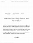 Research paper thumbnail of The Blackest Light A History of Helium, Helios and Henry Smith